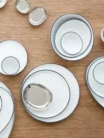 Broste Copenhagen Handgemachte Frühstücksteller Salt Aus Porzellan, 4 Stück 9 Broste Copenhagen Handgemachte Frühstücksteller Salt Aus Porzellan, 4 Stück – Bild 7