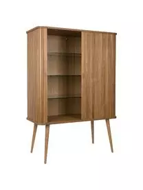 Zuiver Highboard Barbier Mit Schiebetür Und Geriffelter Front 7 Zuiver Highboard Barbier Mit Schiebetür Und Geriffelter Front – Bild 5