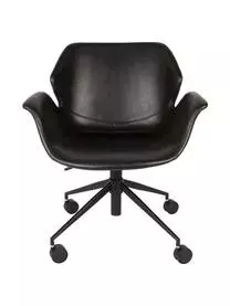 Zuiver Kunstleder-Schreibtischstuhl Nikki, Höhenverstellbar 7 Zuiver Kunstleder-Schreibtischstuhl Nikki, Höhenverstellbar – Bild 5