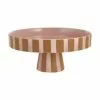 OYOY Living Design Keramik Servierplatte Toppu Im Streifendesign