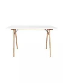 HOUSE NORDIC Schreibtisch Vojens Mit Weißer Tischplatte 6 HOUSE NORDIC Schreibtisch Vojens Mit Weißer Tischplatte – Bild 4