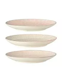 Bloomingville Handbemalte Frühstücksteller Cécile Mit Verspieltem Muster, 3er-Set 5 Bloomingville Handbemalte Frühstücksteller Cécile Mit Verspieltem Muster, 3er-Set – Bild 3