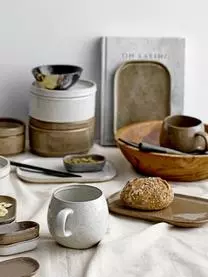 Bloomingville Handgemachte Servierplatten Addison, 3er-Set 5 Bloomingville Handgemachte Servierplatten Addison, 3er-Set – Bild 3