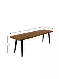 Dutchbone Sitzbank Alagon Mit Baumkante 6 Dutchbone Sitzbank Alagon Mit Baumkante – Bild 4