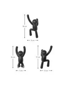 Umbra Design Wandhaken-Set Buddy, 3-tlg. 5 Umbra Design Wandhaken-Set Buddy, 3-tlg. – Bild 3