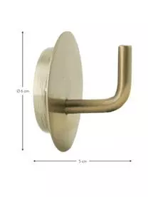 House Doctor Metall-Wandhaken Lema, 2 Stück 5 House Doctor Metall-Wandhaken Lema, 2 Stück – Bild 3