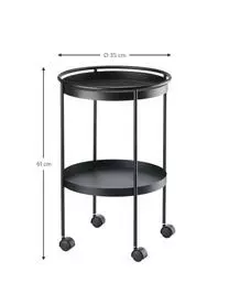 Zone Runder Metall-Servierwagen Rocks 6 Zone Runder Metall-Servierwagen Rocks – Bild 4