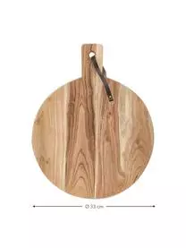 Bahne Akazienholz-Schneidebrett Acacia Mit Lederband, Verschiedene Größen 5 Bahne Akazienholz-Schneidebrett Acacia Mit Lederband, Verschiedene Größen – Bild 3