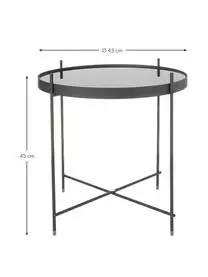 Zuiver Tablett-Beistelltisch Cupid Mit Glasplatte 5 Zuiver Tablett-Beistelltisch Cupid Mit Glasplatte – Bild 3