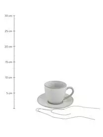 Broste Copenhagen Handgemachte Tasse Mit Untertasse Nordic Sand 5 Broste Copenhagen Handgemachte Tasse Mit Untertasse Nordic Sand – Bild 3