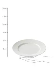 Aida Weiße Frühstücksteller Groove Mit Rillenstruktur, 4 Stück 5 Aida Weiße Frühstücksteller Groove Mit Rillenstruktur, 4 Stück – Bild 3