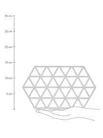 Zone Silikon Topfuntersetzer Triangle 5 Zone Silikon Topfuntersetzer Triangle – Bild 3
