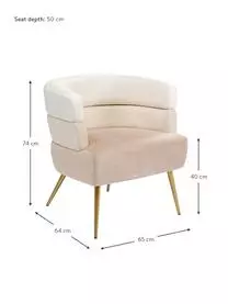 Kare Design Samt-Sessel Sandwich Im Retro-Design 5 Kare Design Samt-Sessel Sandwich Im Retro-Design – Bild 3