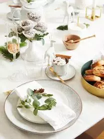 Broste Copenhagen Handgemachte Speiseteller Nordic Sand, 4 Stück 4 Broste Copenhagen Handgemachte Speiseteller Nordic Sand, 4 Stück – Bild 2