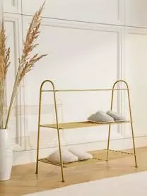 Madam Stoltz Schuhregal Anna Mit 3 Ablageflächen 4 Madam Stoltz Schuhregal Anna Mit 3 Ablageflächen – Bild 2