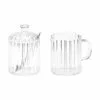 Andrea House Milchkännchen Und Zuckerdose Brilia Aus Glas, 3-er Set