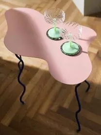 &k Amsterdam Metall-Beistelltisch Squiggle 7 &k Amsterdam Metall-Beistelltisch Squiggle – Bild 5