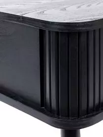 Zuiver Holz-Nachttisch Barbier Mit Schiebetür Und Geriffelter Front 8 Zuiver Holz-Nachttisch Barbier Mit Schiebetür Und Geriffelter Front – Bild 6