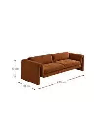 Pastill Samt-Sofa Mika (3-Sitzer) 5 Pastill Samt-Sofa Mika (3-Sitzer) – Bild 3