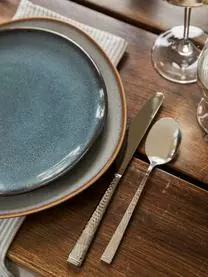 Villeroy & Boch Silbernes Design-Besteck-Set Blacksmith Mit Gehämmerten Griffen, 6 Personen (30-tlg.) 4 Villeroy & Boch Silbernes Design-Besteck-Set Blacksmith Mit Gehämmerten Griffen, 6 Personen (30-tlg.) – Bild 2