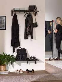 Rowico Garderobenleiste Milford Aus Eichenholz 4 Rowico Garderobenleiste Milford Aus Eichenholz – Bild 2