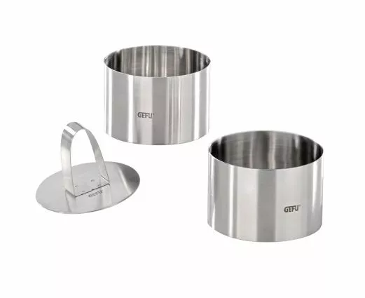 GEFU Dessert- Und Vorspeisenringe Forma Aus Edelstahl 7,5 Cm X 5 Cm 3 GEFU Dessert- Und Vorspeisenringe Forma Aus Edelstahl 7,5 Cm X 5 Cm