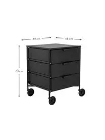 Kartell Rollcontainer Mobil Mit 3 Schubladen 5 Kartell Rollcontainer Mobil Mit 3 Schubladen – Bild 3