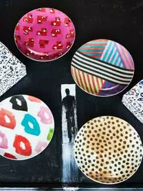 Donald Robertson X Westwing Collection Designer Frühstücksteller Carol Aus Porzellan, 4er-Set 4 Donald Robertson X Westwing Collection Designer Frühstücksteller Carol Aus Porzellan, 4er-Set – Bild 2