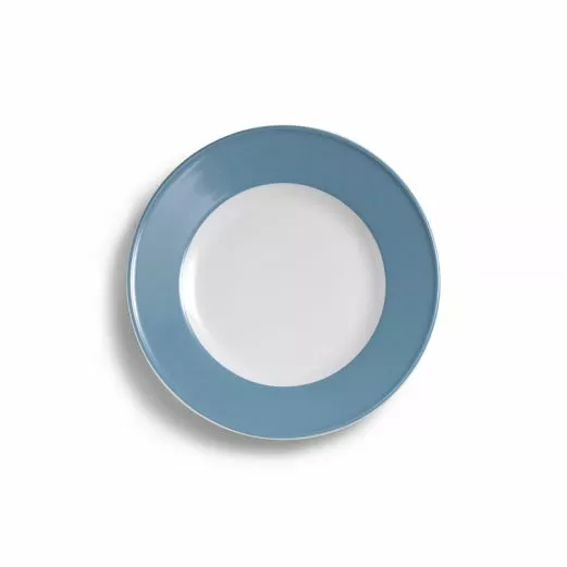 DIBBERN Dessertteller Solid Color In Vintage Blue Ø 21 Cm 3 DIBBERN Dessertteller Solid Color In Vintage Blue Ø 21 Cm