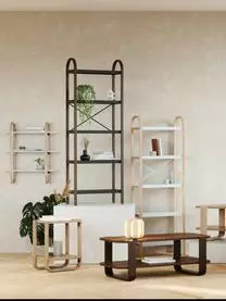 Umbra Metall-Standregal Bellwood Mit Holz-Gestell 11 Umbra Metall-Standregal Bellwood Mit Holz-Gestell – Bild 9