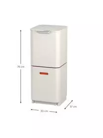 Joseph Joseph Abfalleimer Totem Mit Separater Recycling-Einheit, 2 X 20 L 5 Joseph Joseph Abfalleimer Totem Mit Separater Recycling-Einheit, 2 X 20 L – Bild 3