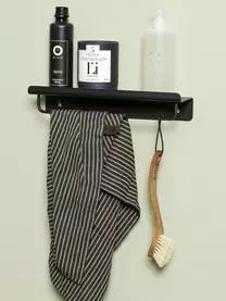 Hübsch Wandregal Bow Mit Kleiderstange Aus Metall 4 Hübsch Wandregal Bow Mit Kleiderstange Aus Metall – Bild 2