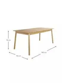 Zuiver Ausziehbarer Esstisch Glimps Aus Eschenholz 5 Zuiver Ausziehbarer Esstisch Glimps Aus Eschenholz – Bild 3