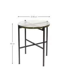 Dutchbone Runder Beistelltisch Vidrio Mit Glasplatte 5 Dutchbone Runder Beistelltisch Vidrio Mit Glasplatte – Bild 3