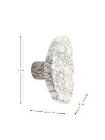 &k Amsterdam Wandhaken Crackle Aus Marmor 5 &k Amsterdam Wandhaken Crackle Aus Marmor – Bild 3