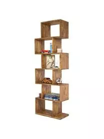 Kare Design Standregal Authentico Zick Zack Aus Sheeshamholz 6 Kare Design Standregal Authentico Zick Zack Aus Sheeshamholz – Bild 4