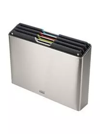 Joseph Joseph Schneidebretter-Set Folio Mit Halterung, 5-tlg.