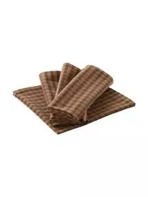 Jotex Karierte Baumwoll-Servietten Rylie, 4 Stück