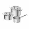 Zwilling Kochtopfset TrueFlow Aus Edelstahl, 3-tlg.