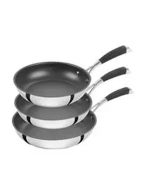 Zwilling Bratpfannen-Set Poletto Aus Edelstahl, 3-tlg.