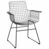HKliving Metall-Armlehnstuhl Wire 2 HKliving Metall-Armlehnstuhl Wire -Broste Copenhagen Geschaft 1687201 1