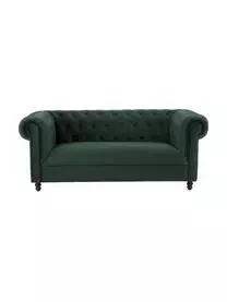 Dutchbone Chesterfield-Samt-Sofa Chester (2-Sitzer)