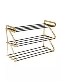 Kare Design Metall-Schuhregal Walk Mit 3 Ablageflächen