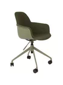 Zuiver Bouclé-Schreibtischstuhl Albert, Höhenverstellbar