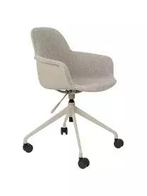 Zuiver Bouclé-Schreibtischstuhl Albert, Höhenverstellbar