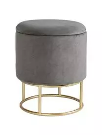 Bizzotto Samt-Hocker Polina Mit Stauraum