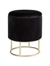 Bizzotto Samt-Hocker Polina Mit Stauraum