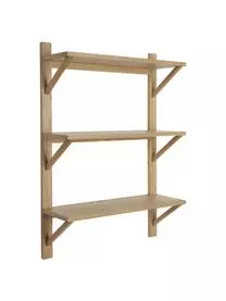Hübsch Wandregal Triarch Aus Eichenholz