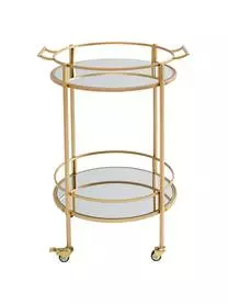 Kare Design Runder Metall-Servierwagen Emilia 3 Kare Design Runder Metall-Servierwagen Emilia