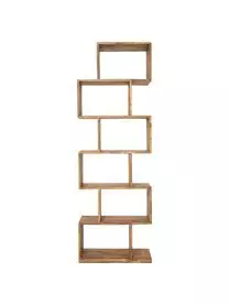 Kare Design Standregal Authentico Zick Zack Aus Sheeshamholz